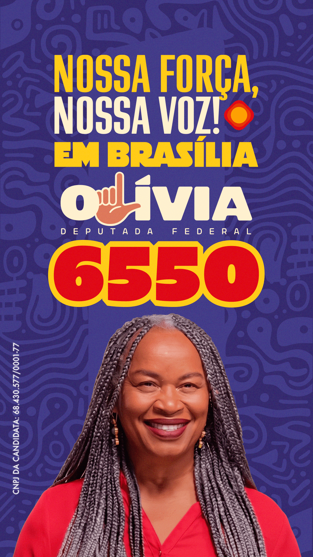 Papel de parede de Olívia Santana - 6550